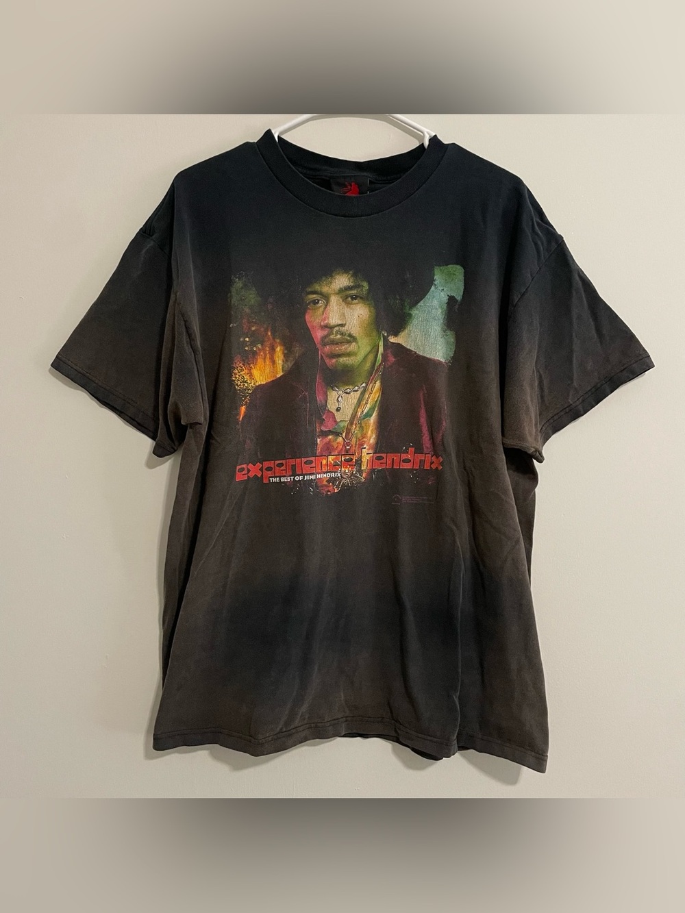 Vintage Jimi Hendrix Experience Music Tour Faded T Shirt Size XL 2002 R&B Retro